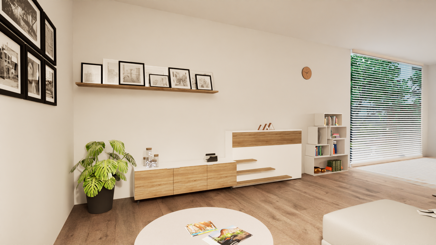 TV Up Livingroom mit Sideboard