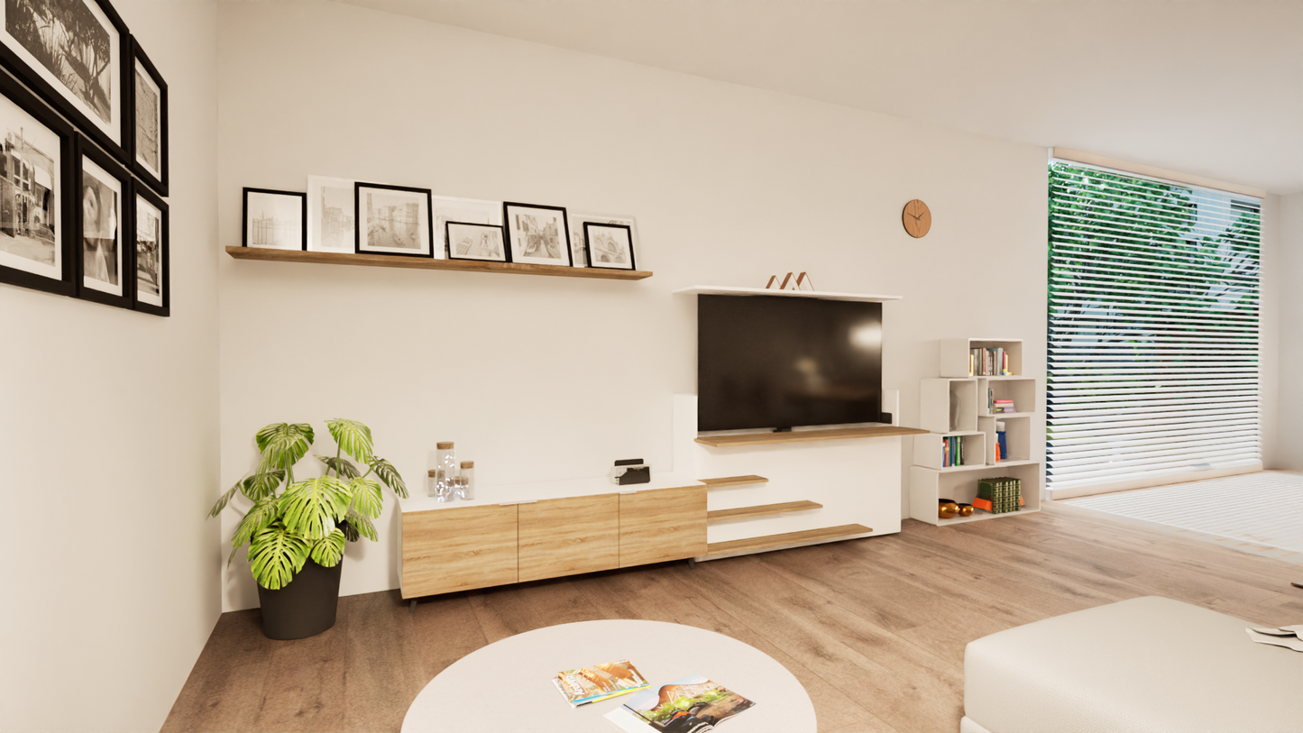 TV Up Livingroom mit Sideboard